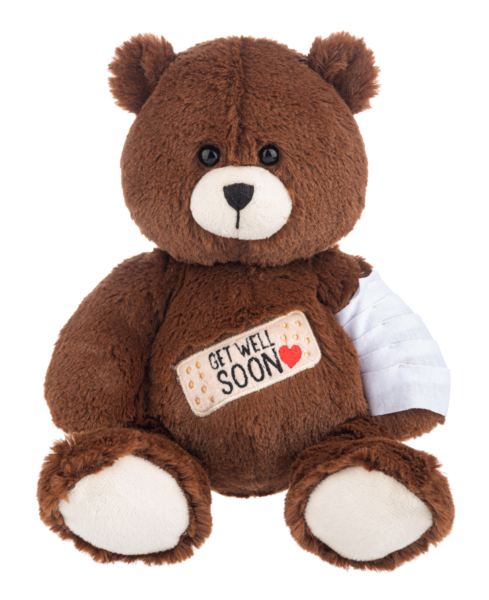 Get Well Cuddly Bear w/ Cast