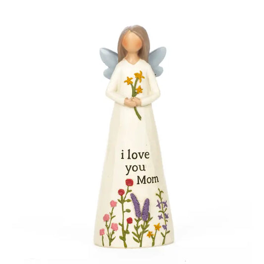 I Love You Mom Angel Figurine