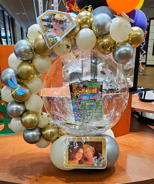 Mother's Day Lottery Style Stuffed Balloon