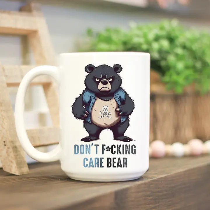 Don't F*cking Care Bear Mug - 15oz