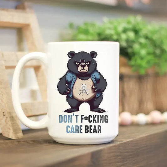 Don't F*cking Care Bear Mug - 15oz