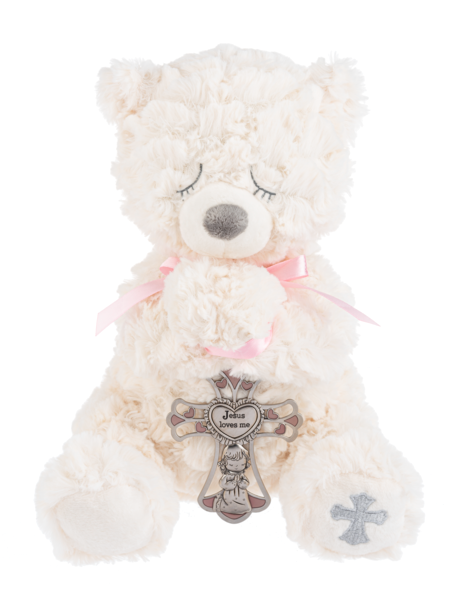 Serenity Bear Pink Plush