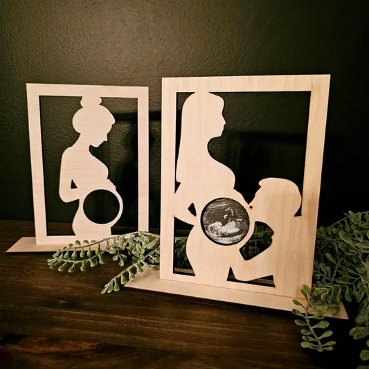 Ultrasound Sonogram Frame - Mother & Father