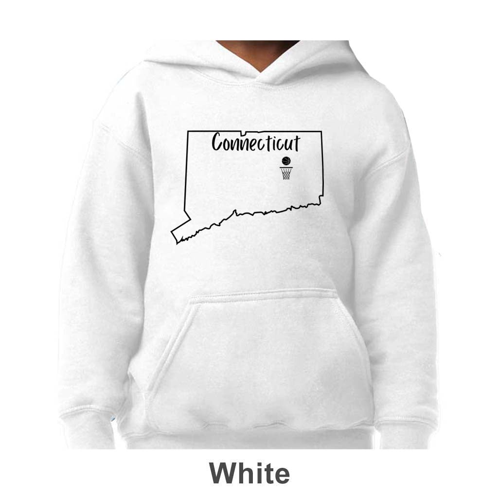 CT Basketball Design on Youth Hoodie