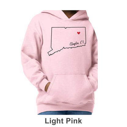 Chaplin CT Design on Youth Hoodie