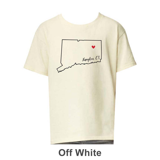 Hampton CT Design on Youth T-Shirt
