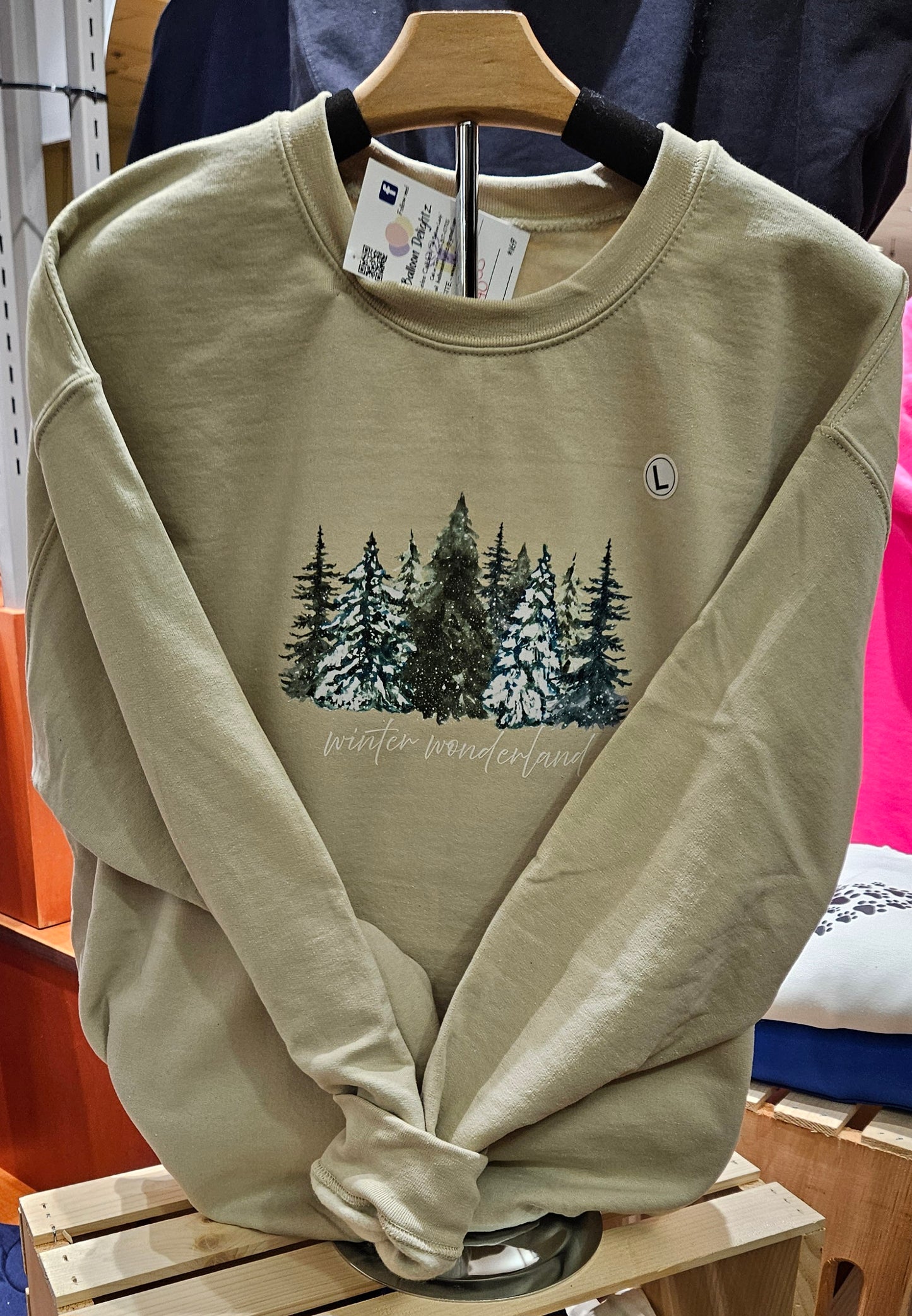 Winter Trees Design Custom Apparel