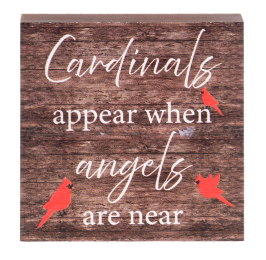 Block Talk Square – Cardinals Appear When Angels Are Near