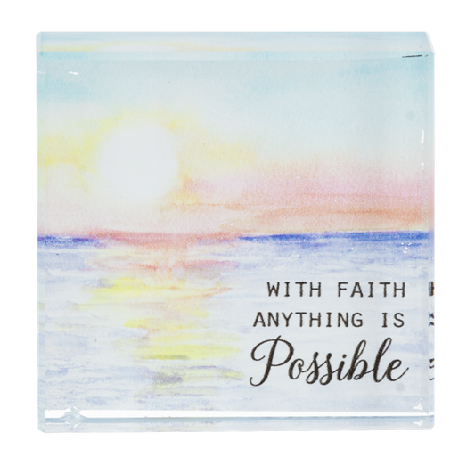 Block Talk Square –  With Faith Anything Is Possible