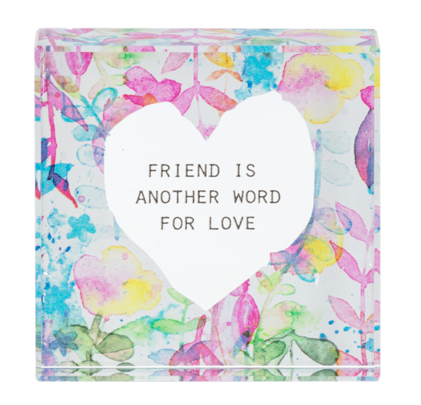 Block Talk Square – Friend Is Another Word for Love