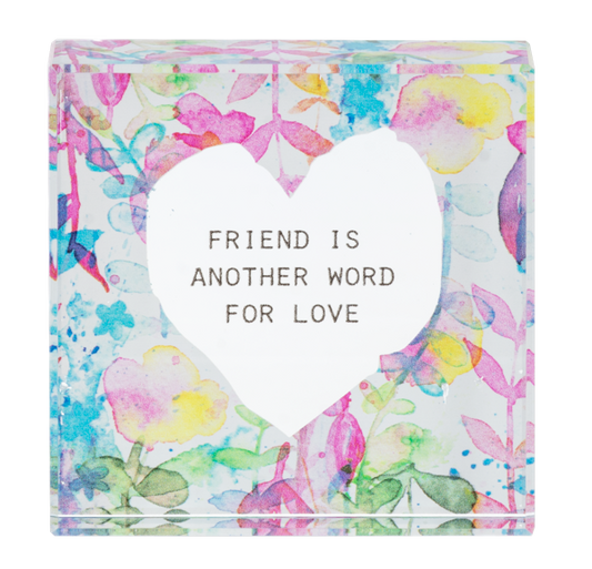 Block Talk Square – Friend Is Another Word for Love