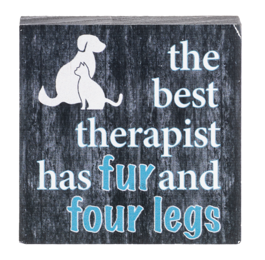 Block Talk Square –  The Best Therapist Has Fur