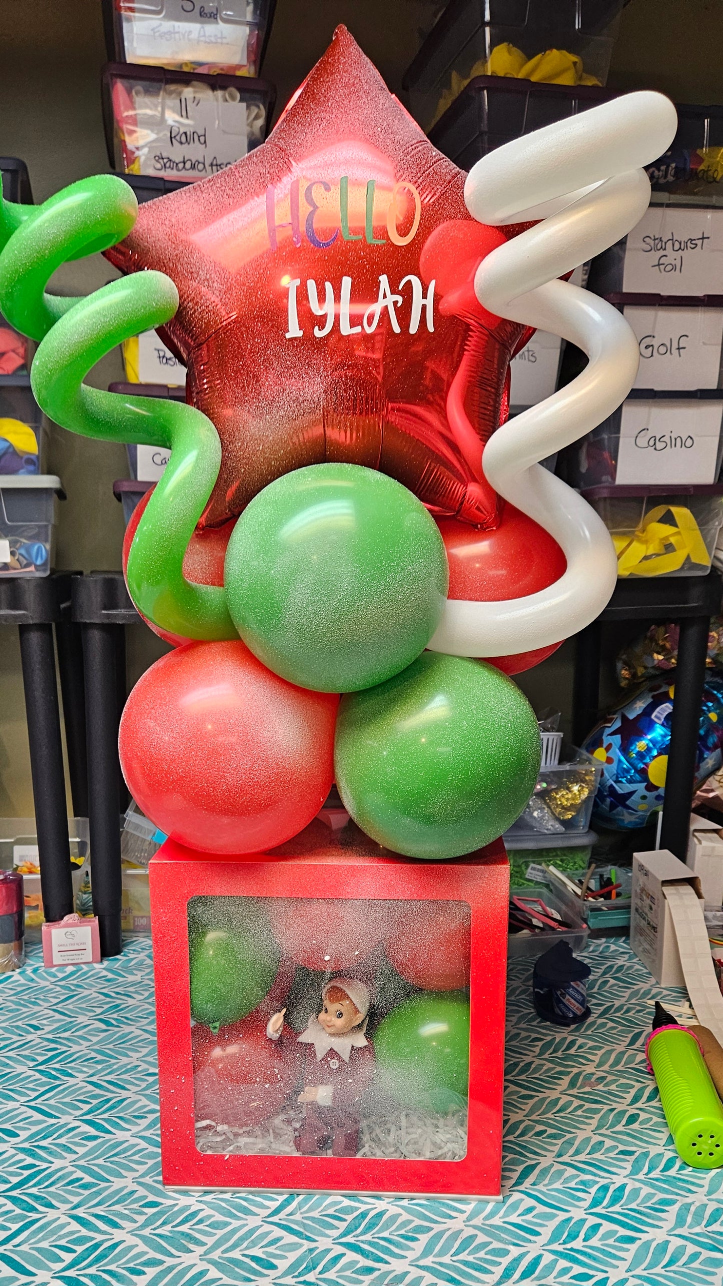 Custom Elf Balloon
