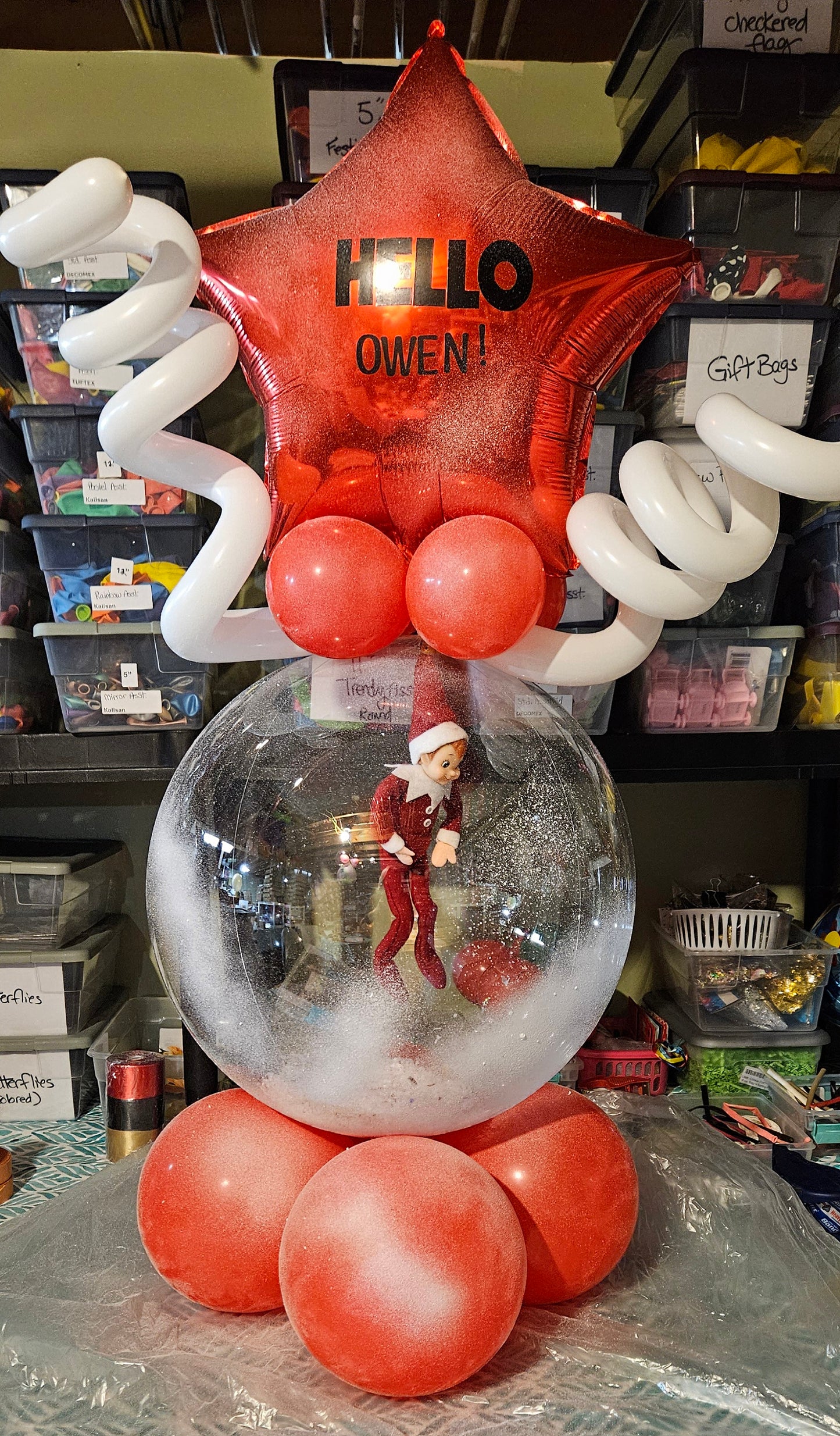 Custom Elf Balloon