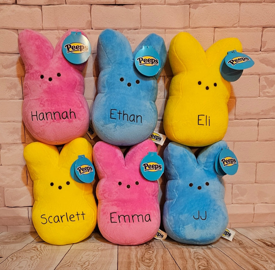 Personalized Plush Easter Peeps Available in Eastern CT