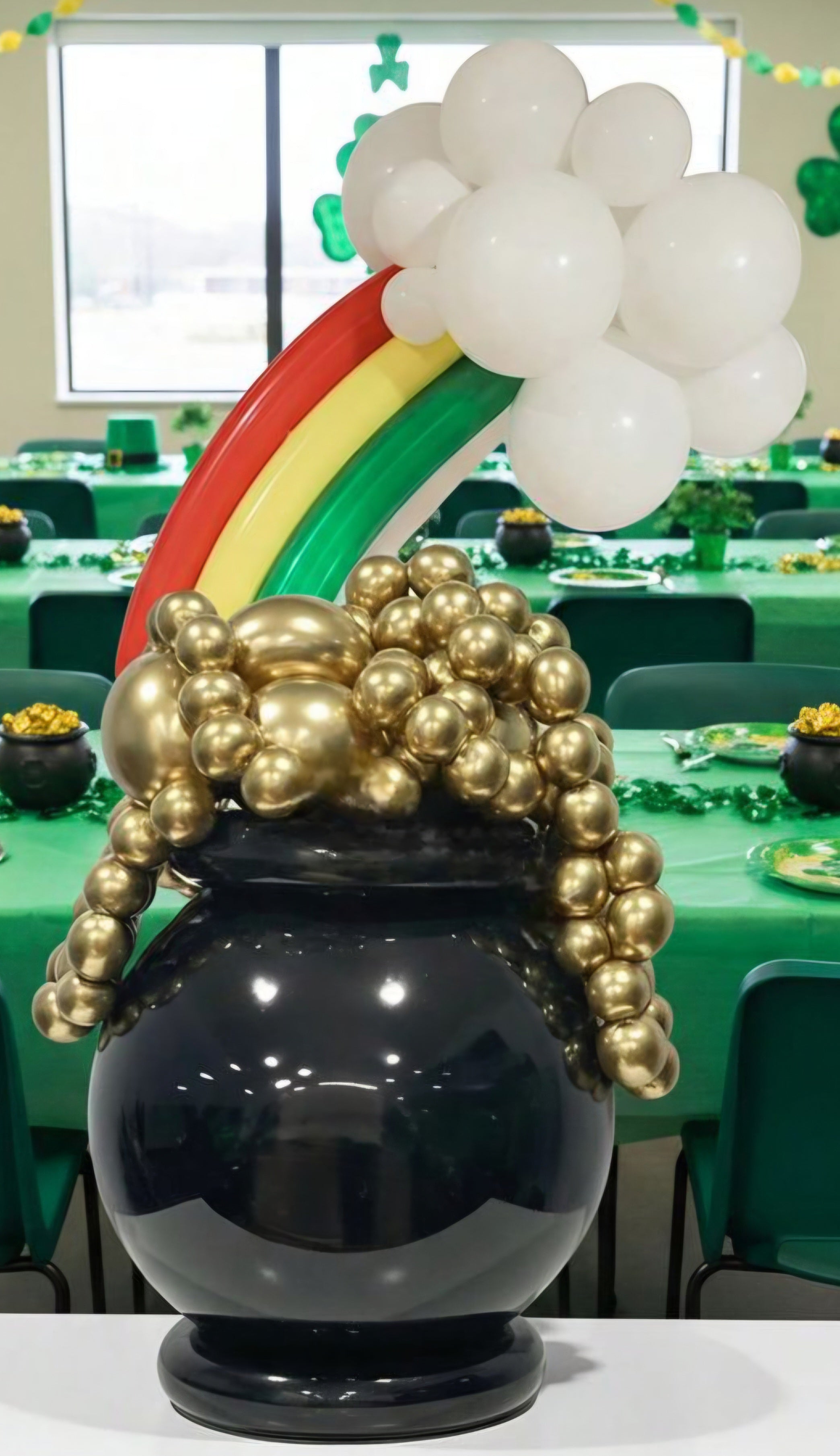 St. Patrick’s Day stuffed balloon gift in Mansfield CT